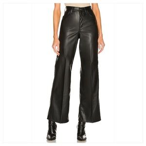 Levi’s Leather Flare Pants